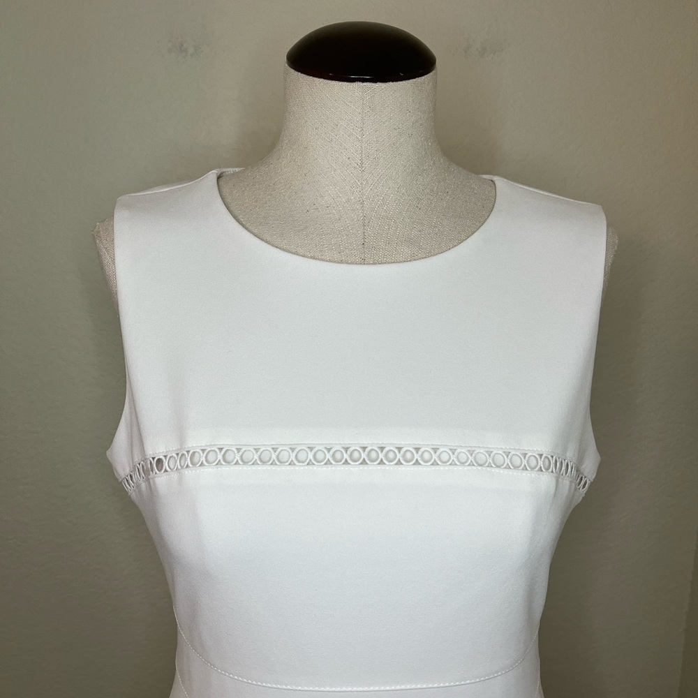 Tommy Hilfiger White Sheath Dress Size 6 - Picture 3 of 10
